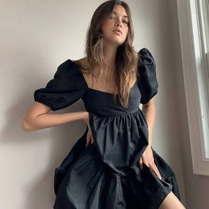 NFS Wilfred opera dress Puff-sleeve, taffeta dress